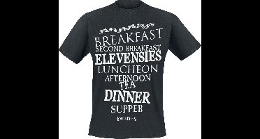 The Lord Of The Rings Hobbit Meals Heren T-shirt - zwart - XL