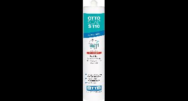 Ottoseal S110 Premium Silicone 310ml - RAL 9016