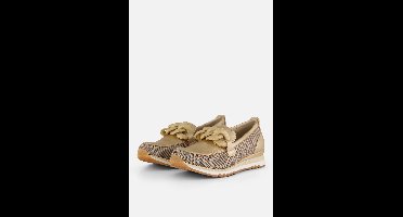 Marco Tozzi Instappers goud Textiel - Dames - Maat 37