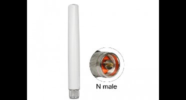 433 MHz antenne N -plug 1,45 DBI Omnidirectioneel vaste buitenwit