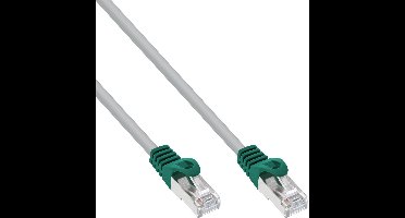 InLine® Crossover patchkabel, FTP, Cat. 5e, grijs, 10m