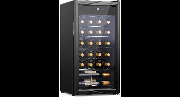 ApexArte® Wijnkoelkast - Wijnklimaatkast - Wijnkoeler - Flessenkoelkast - Zwart