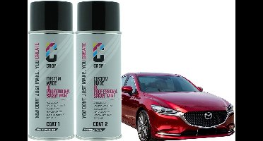 Mazda 41V Soul Red Metallic Parelmoer lak 2x spuitbus - 2 COAT