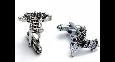 Manchetknopen - Medisch Slang Dokter esculaap