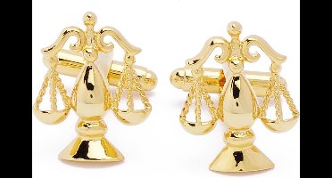 Manchetknopen - Gouden Weegschaal