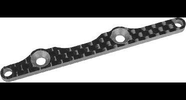 Team Corally - Rear Wing Bulkhead Plate FSX-10 - Graphite 2.5mm - 1 pc