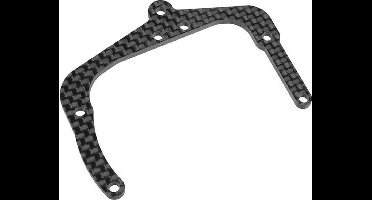 Team Corally - Rear Pod Upper Plate FSX-10 - Graphite 2.5mm - 1 pc