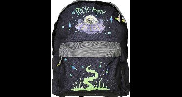 Rick and Morty Outer Space Ship Rugtas Multicolor
