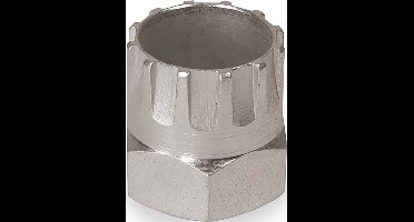 Cyclus Pionafnemer 6-kant - Shimano Hyperglide - Staal - 24mm - Zilver - 12 Notches