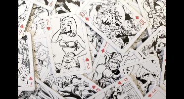 Colour-In Speelkaarten Amazing Action Comics