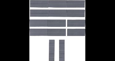 Faller - Broad wall elements. Goldbeck - FA180893 - modelbouwsets, hobbybouwspeelgoed voor kinderen, modelverf en accessoires