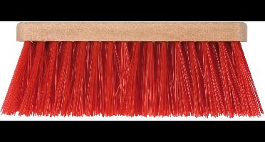 Talen Tools - Bezem - Kunststof - Rood - 28 cm - Zonder steel