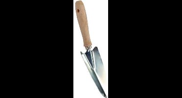 Talen Tools – Verplantschepje – Breed – Verzinkt staal – Houten handvat