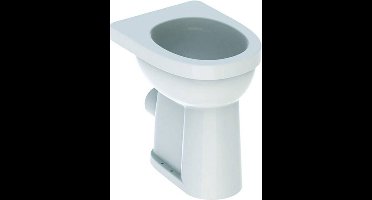 Geberit 300 Comfort closetpot-84 verhoogd +10cm vlakspoel 35.5x47cm PK wit