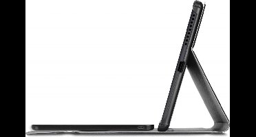 Lenovo Tab P11 Toetsenbord Hoes hoesje - Just in Case - Effen Zwart - Kunstleer