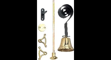 Trekbelset Holland compleet messing ongelakt/TI