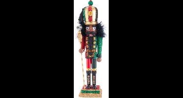 kurt S. Adler African American notenkraker. Hoogte: 42cm