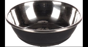 Flamingo Hondenvoerbak Writable - Zwart - 13 x 13 x 4 cm