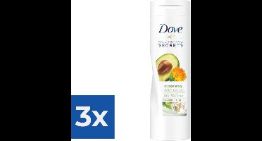 400 ml Dove Bodylotion  Invigorating Ritual met Avocado - Voordeelverpakking 3 stuks