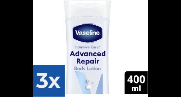Vaseline Intensive Care Advanced Repair Bodylotion 400 ml - Voordeelverpakking 3 stuks