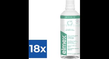 Elmex Tandspoeling Sensitive 400 ml - Voordeelverpakking 18 stuks