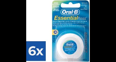 Oral-B Essential - 50 m - Flosdraad - Voordeelverpakking 6 stuks