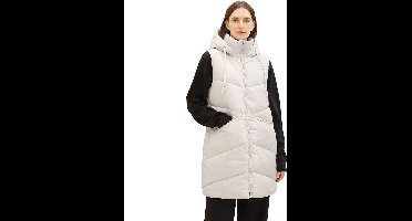 Tom Tailor 1037562 Modern Lang Vest Beige 3XL Vrouw