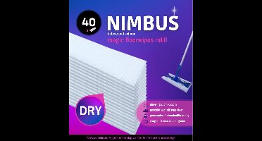 NIMBUS Magic Vloerdoekjes Navulling - 6 x 40 stuks - Voordeelverpakking