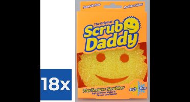 Scrub Daddy Original - Spons Geel - Anti Kras - Voordeelverpakking 18 stuks