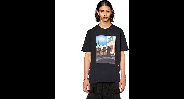 Diesel Just L9 T-shirt Met Korte Mouwen Zwart M Man