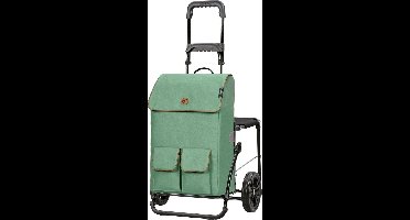 Andersen SHOPPER MANUFAKTUR Boodschappentrolley Komfort Shopper Ipek M.a Salvia Mintgroen 103cm