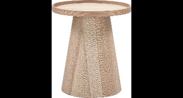 WOOOD Maud Bijzettafel - Hout - Naturel - 50x45x45