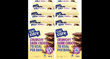 WeCare Lower Carb - Bars - Crunchy Dark Choco 8 x 102 gr