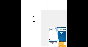 HERMA 8694 Transparant Zelfklevend printerlabel printeretiket