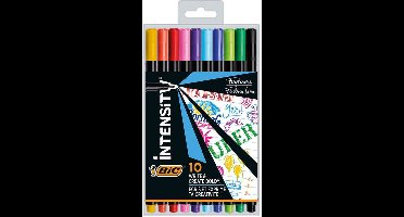 Fineliner bic intensity f assorti | 6 stuks