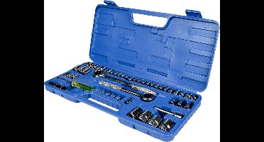 Benson 52-delige doppendoos - Inclusief adapters en ratel - Stevige opbergkoffer