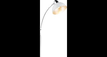 Globo vloerlamp Anita - wit - metaal - 24703SW