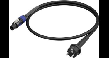 Neutrik 1036420 Aansluitkabel Stroom Zwart 1.5 m