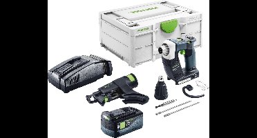 Festool DURADRIVE DWC 18-2500 Basic accuschroevendraaier 18 V 18 Nm borstelloos + 1x accu 5.0 Ah + snellader + systainer