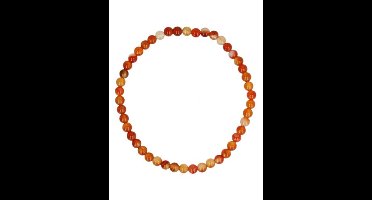 Carneool kralenarmband 4 mm