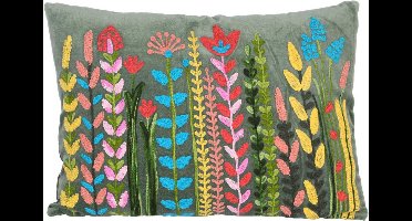 Boho fluwelen kussen Santa