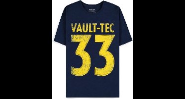 Fallout Vault-Tec 33 Heren T-shirt - blauw - L