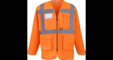 Yoko Hi -Vis jacket YHVJ800 - Hi Vis Orange - L