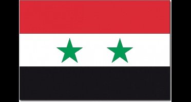 *** Grote Syrische Vlag 90x150cm - Vlag Syrië - Syrische - van Heble® ***