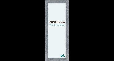 Your Decoration - Fotolijst 20x60 cm - MDF - Aluminium Geborsteld - Como