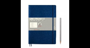 Leuchtturm1917 Notitieboek Composition B5 - Softcover - Puntjes - Navy Blue
