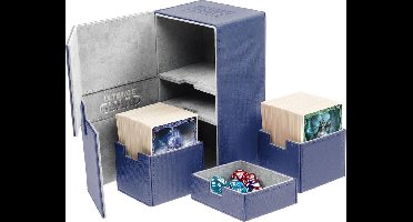 Ultimate Guard Twin Flip´n´Tray Deck Case 200+ Standard Size XenoSkin Blue