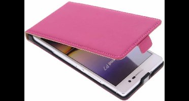 Mobiparts - premium flipcase voor de Huawei Ascend P7 - fuchsia