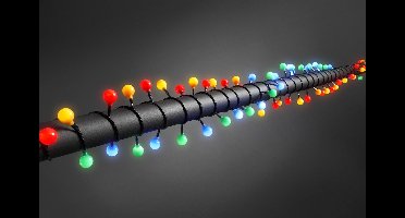 Konstsmide 3696 - Snoerverlichting - 80 lamps globe LED - 632 cm - 24V - voor buiten - multi