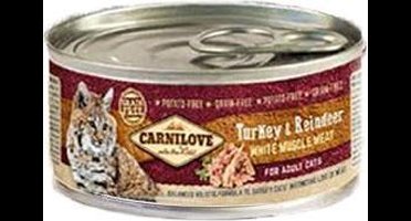 Carnilove BlikvoerTurkey & Reindeer 6x100 gr
